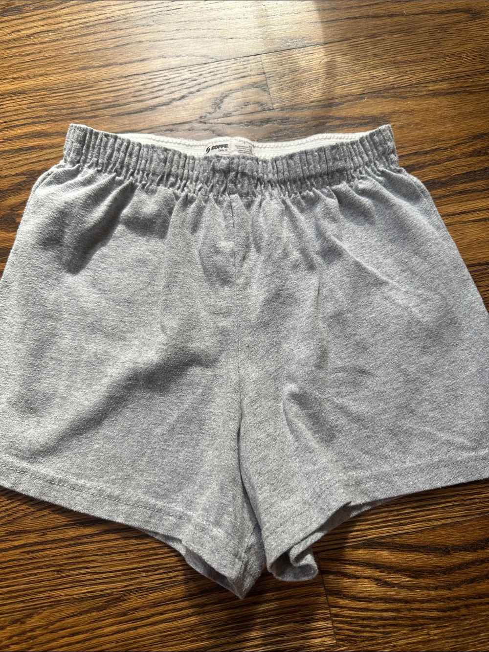 Girls grey soffe shorts